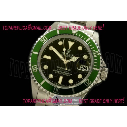 Rolex Submariner 16610LV Black SS Sub Asian 2813
