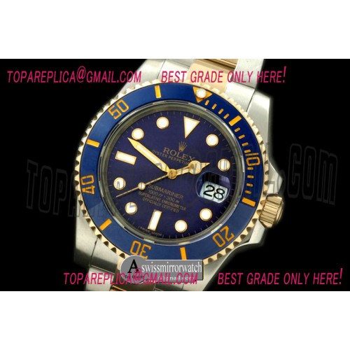 Rolex 116613 Blue TT Sub Asian 2836/3135 Rolex 116613 Blue TT Sub Asian 2836/3135