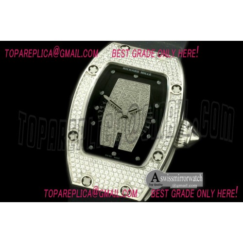Richard Mille RM007 BLING BLING SS/RU Diam Asian 21J Decorated Richard Mille RM007 BLING BLING SS/RU Diam Asian 21J Decorated