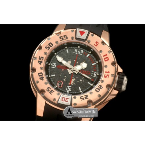 Richard Mille RM028 LIMITED EDITION RG/RU Black Asian 7751 Decorated