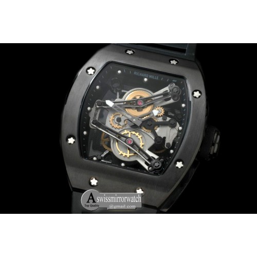 Richard Mille Bubba Watson Tourbillon PVD/RU Black Swiss Qtz