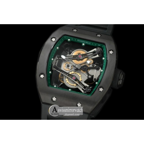 Richard Mille Bubba Watson Tourbillon PVD/RU Green Swiss Qtz