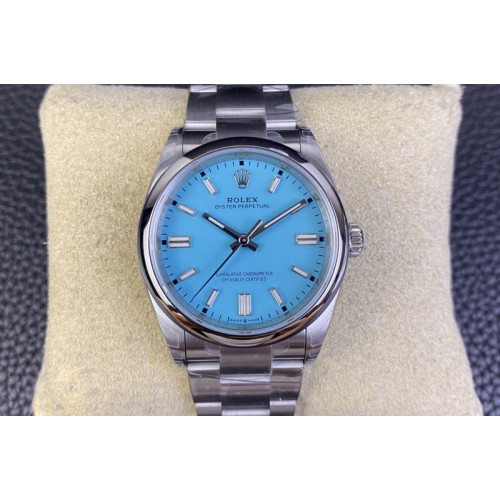 Rolex Oyster Perpetual 126000 36mm VSF 1:1 Best Edition 904L Steel Tiffany Blue Dial VS3235