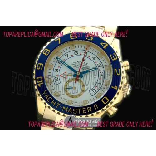 Rolex Yacthmaster II (42mm) YG White Asia 7750