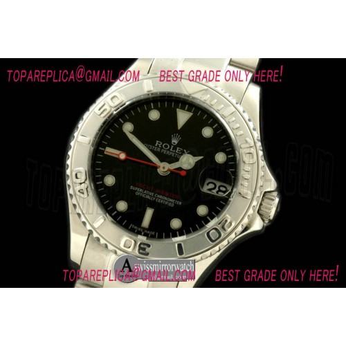 Rolex Yachtmaster Mid SS Black Swiss Eta 2836/3135