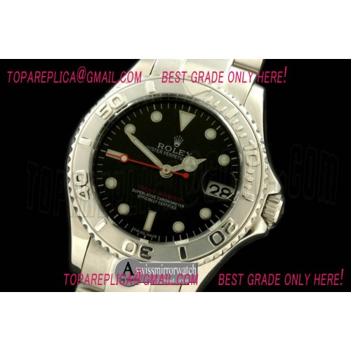 Rolex Yachtmaster Mid SS Black Asia 2813