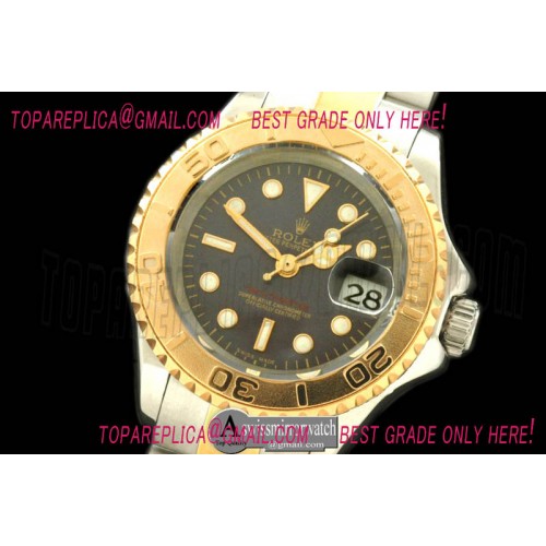 Rolex Yachtmaster Lady SS/YG Grey Asian ST-6 21J