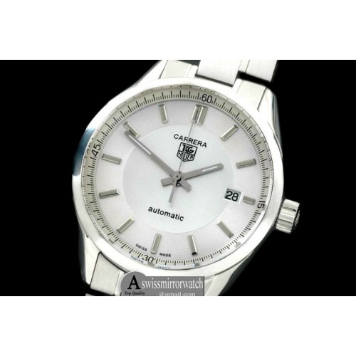 Tag Heuer Carrera Automatic Men SS/SS White Asian 2824-2 [TG10043]
