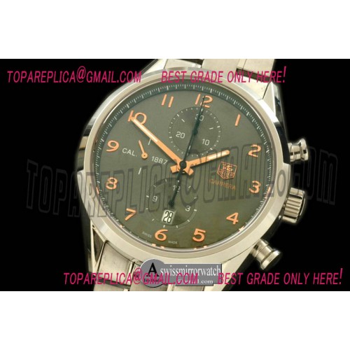 Tag Heuer Carrera 1887 Vintage Chrono SS/SS Grey A-7750