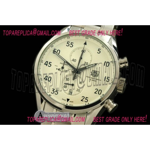 Tag Heuer Carrera 1887 Spacex SS/SS White Jap Qtz