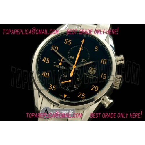 Tag Heuer Carrera 1887 Spacex SS/SS Black Jap Qtz