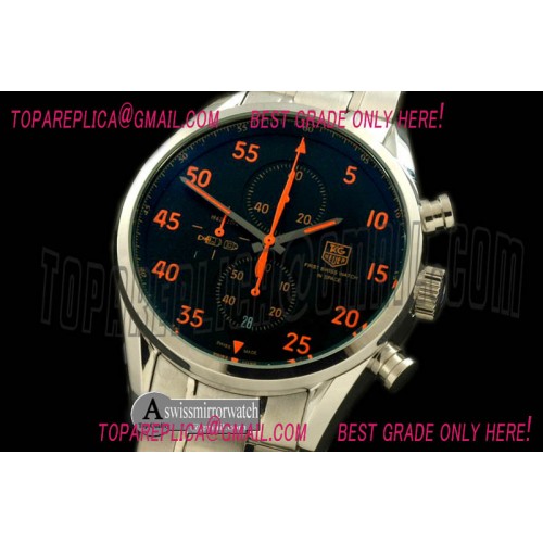 Tag Heuer Carrera 1887 Spacex SS/SS Black Jap Qtz