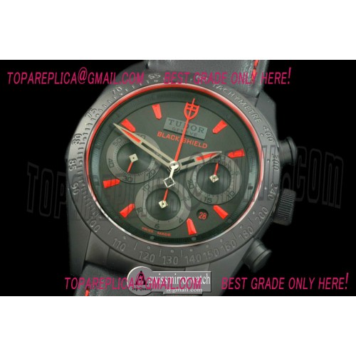 Tudor FastRider DLC ZF 1:1 Best Edition on Black Leather Strap A7753