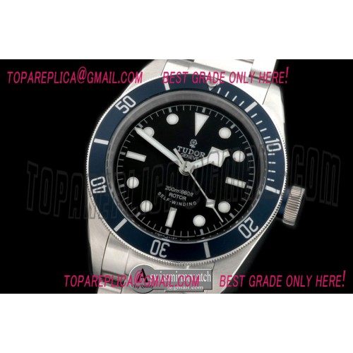 Tudor Heritage Black Bay SS/SS Black/Blue Asian 2813