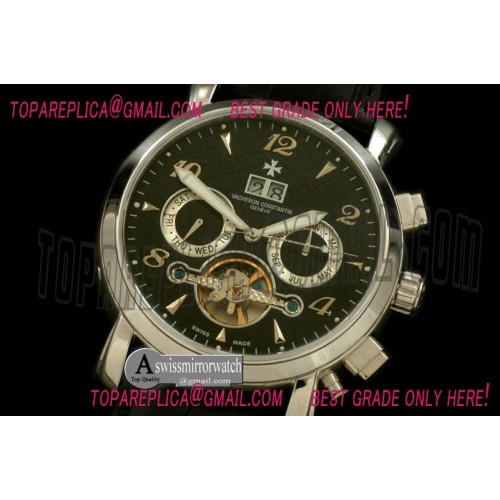 Vacheron Constantin Matle Calender Tourbillon SS/LE Black Asian 2813