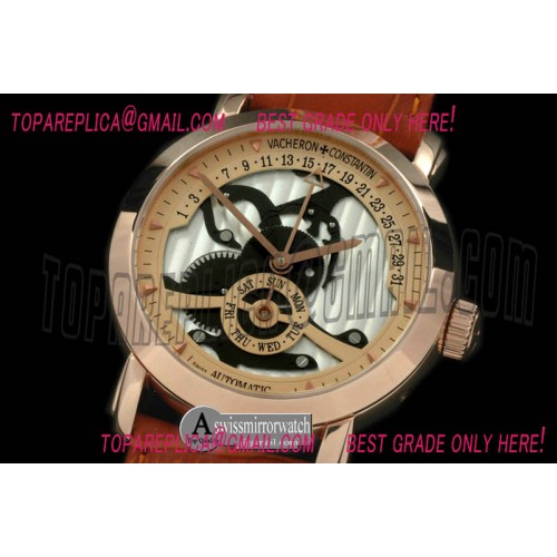 Vacheron Constantin Malte Retrogating Day/Date RG/LE R-Gold Asian 2813