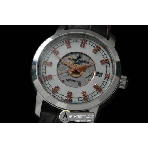 Vacheron Constantin Matte Skeleton Automatic SS/LE White Asian Eta 2824