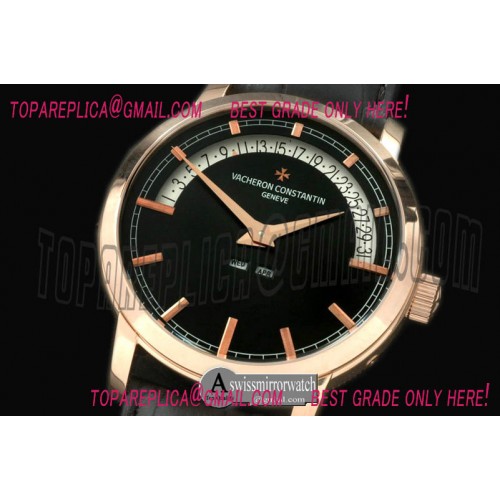 Vacheron Constantin Patrimony Perpertual Calendar RG/LE Brown Asian 2813