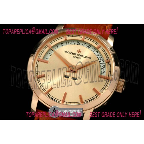 Vacheron Constantin Patrimony Perpertual Calendar RG/LE Gold Asian 2813