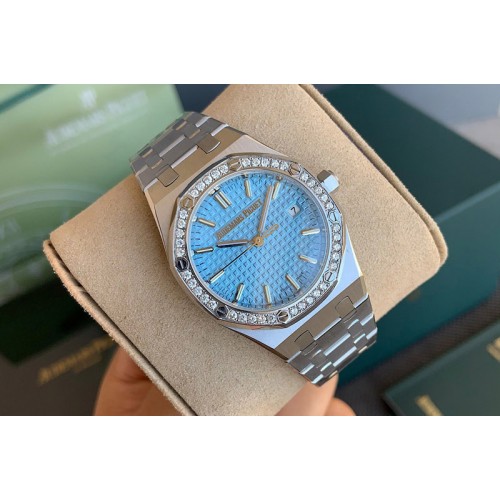 Audemars Piguet Royal Oak 34mm Real Diamond Bezel on Calibre 5800