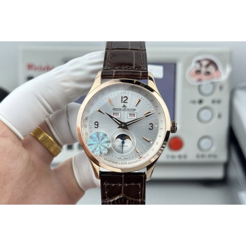 Jaeger-LeCoultre 1558420 RG 5C Factory Best Edtion 39mm White Dial on Brown Leather Strap JL8661