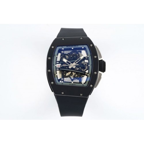 Richard Mille RF Custom Made RM061 Black Ceramic Gray Inner Bezel with Free Sprung Titanium RMUL2 Super Clone