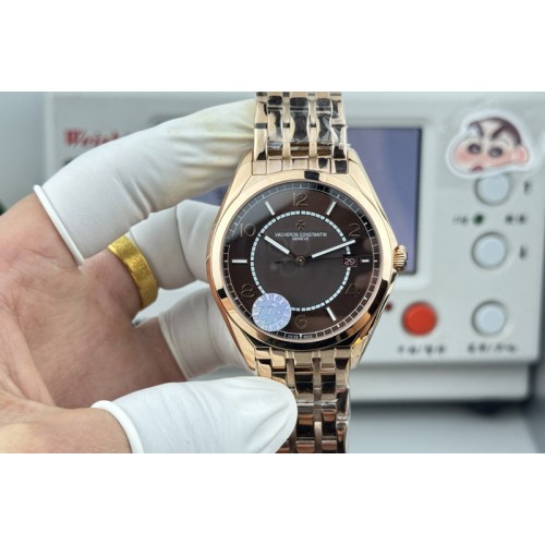 Vacheron Constantin Fiftysix RG 40mm ZF 1:1 Best Edition Brown Dial on RG Bracelet A1326