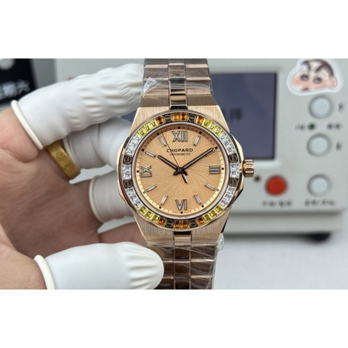 Chopard AlpineEagle 41MM RG Diamond Bezel on Chopard 01.01-c