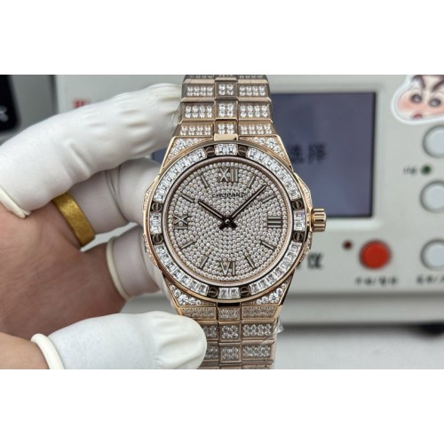 Chopard AlpineEagle 41MM RG Full Diamond on Chopard 01.01-c