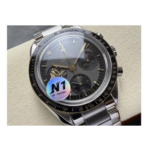 Omega Speedmaster Professional 50th Anniversary SS N1F Best Edition Gray Dial On SS Bracelet Asian 3861
