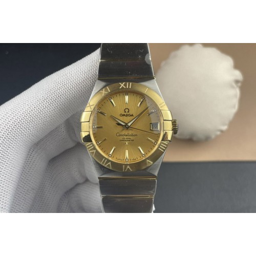 Omega Constellation 39mm SS/YG ASWF 1:1 Best Edition YG Dial on SS/YG Bracelet A8500