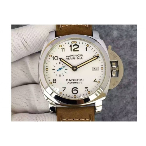 Panerai Pam 1523S 1950 3 days Auto SS/LE White P9010