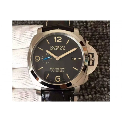 Panerai PAM 312 O V6F 1:1 Best Edition on Black Leather Strap P9010
