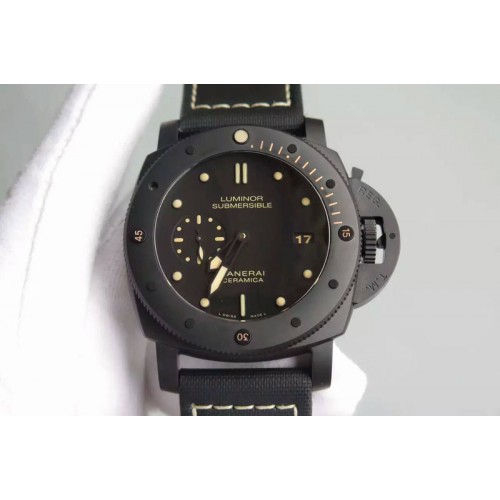 Panerai PAM508 P V6F 1:1 Best Real Ceramic on Nylon Strap P9000