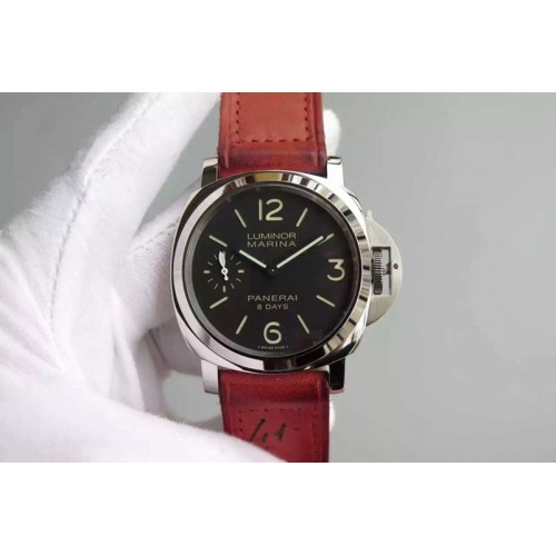 Panerai PAM510 P ZF 1:1 Best Edition on Brown Distressed Calfskin Strap P5000 Clone