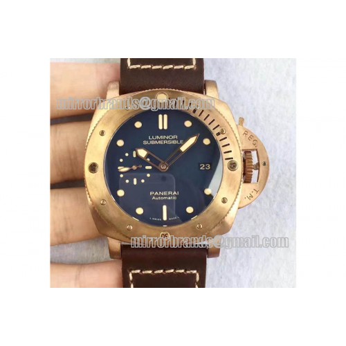 Panerai PAM 671 T Bronzo ZF Best Edition Blue Dial P9010