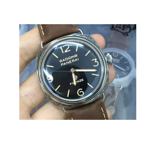 Panerai PAM 672 R Radiomir Firenze 3 Days Engraved Case & Movement SF Best Edition P.3000 Super Clone