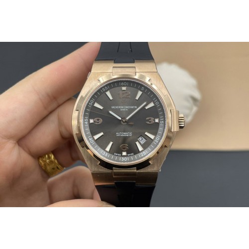 Vacheron Constantin Overseas RG 8F Maker Brown Dial on Brown Leather Strap MIYOTA9015