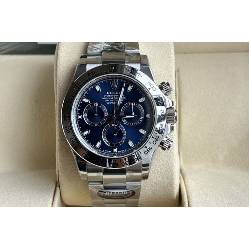 Rolex Daytona 116509 904 SS BTF 1:1 Best Edition Blue Dial On 904L SS Bracelet SA4130