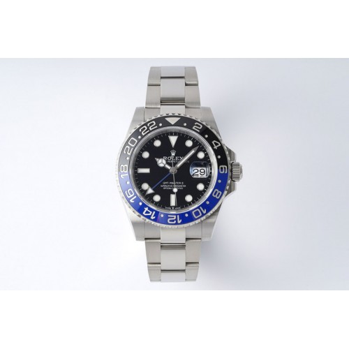 Rolex GMT Master II 126710 BLNR 904L SS KING Factory 1:1 Best Edition on Oyster Bracelet K3285 CHS