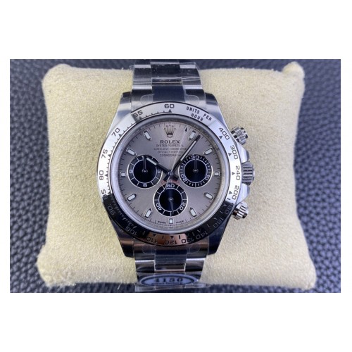 Rolex Daytona 116509 904L Clean 1:1 Best Edition Gray Dial on 904L SS Bracelet SA4130