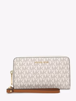 MICHAEL KORS Jet Set Logo Zip-Around Wristlet (Arriving In Delhi)